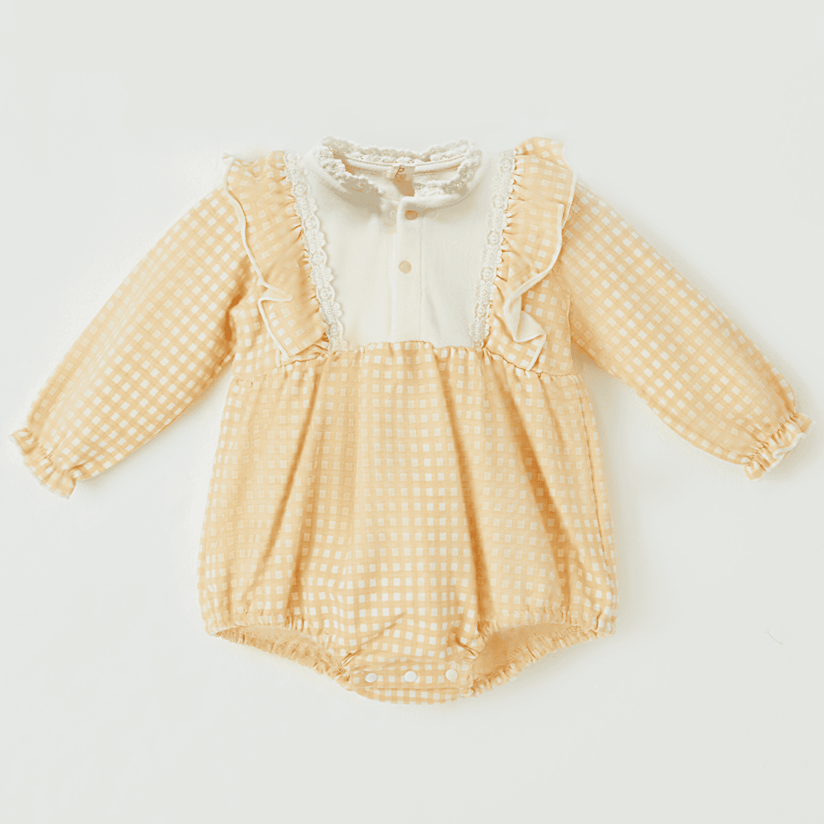 0〜18ヶ月 フリース・プリンセス・ロンパース